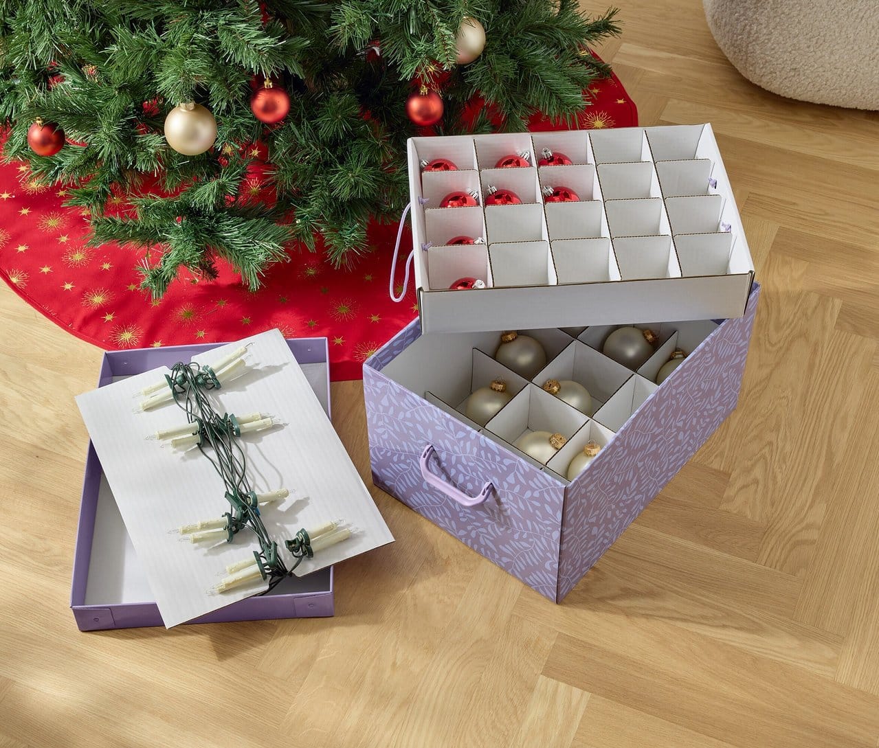 Dieser einfache Aufbewahrungs-Hack macht Schluss mit Weihnachtsdeko-Chaos
